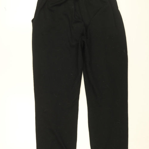 Lee Cooper Womens Black Cotton Jogger Trousers Size L L29.5 in Regular Drawstring