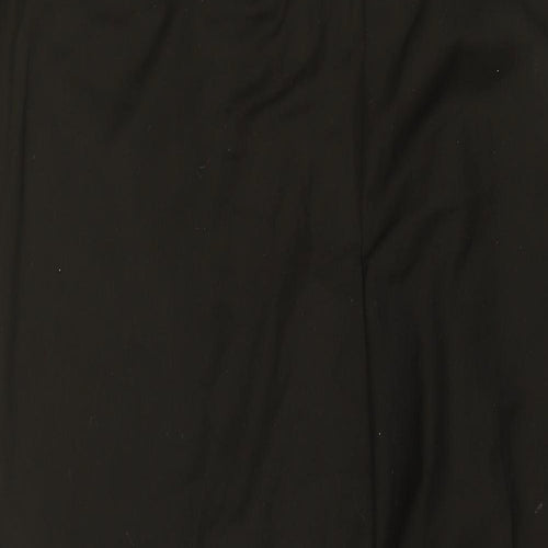 Skopes Mens Black Polyester Trousers Size 38 in L31 in Regular Zip