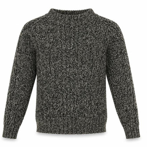 Bean Signature Mens Black Round Neck Cotton Pullover Jumper Size S Long Sleeve