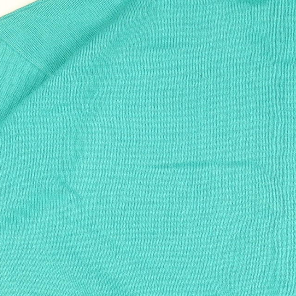 Jumpers Womens Blue Round Neck Cotton Pullover Jumper Size 10