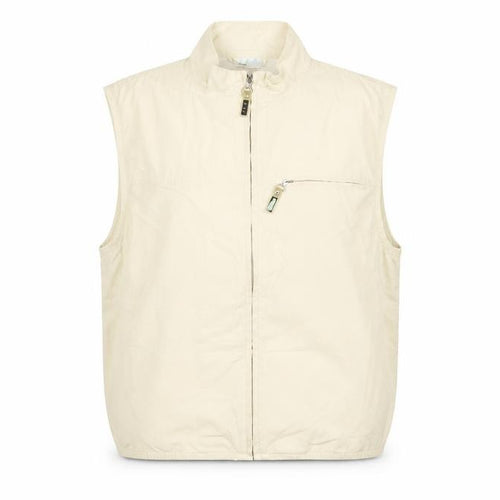 ILA Sport Womens Beige Gilet Coat Size 16 Zip