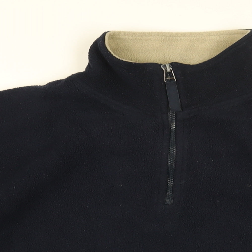 Sport Mens Blue Polyester Pullover Sweatshirt Size S