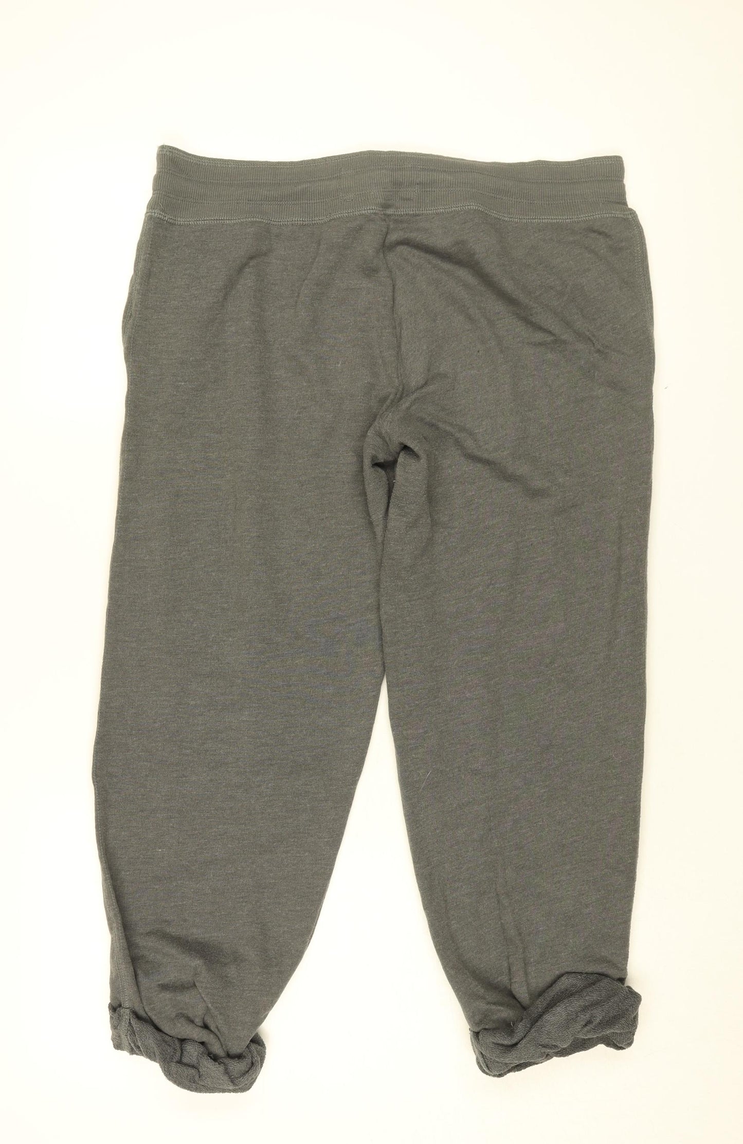Abercrombie & Fitch Mens Grey Cotton Jogger Trousers Size M L24 in Regular Drawstring