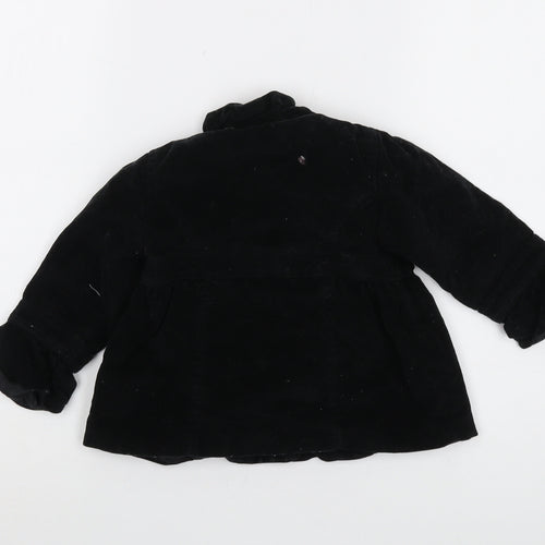 Gap Girls Black Jacket Size 2 Years Button