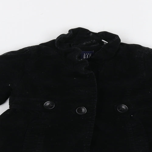 Gap Girls Black Jacket Size 2 Years Button