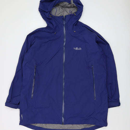 RAB Mens Blue Jacket Size 2XL Zip