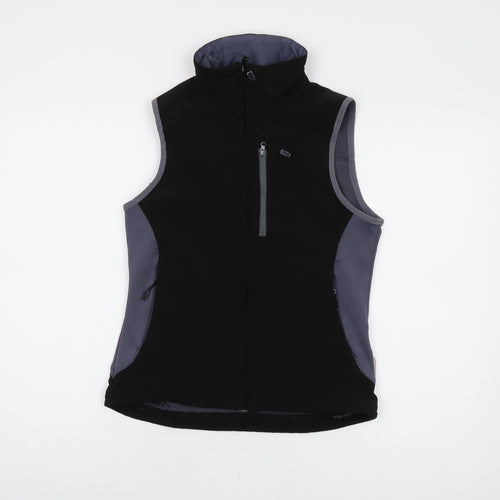 X-ert Preformance Womens Black Jacket Waistcoat Size 8 Zip