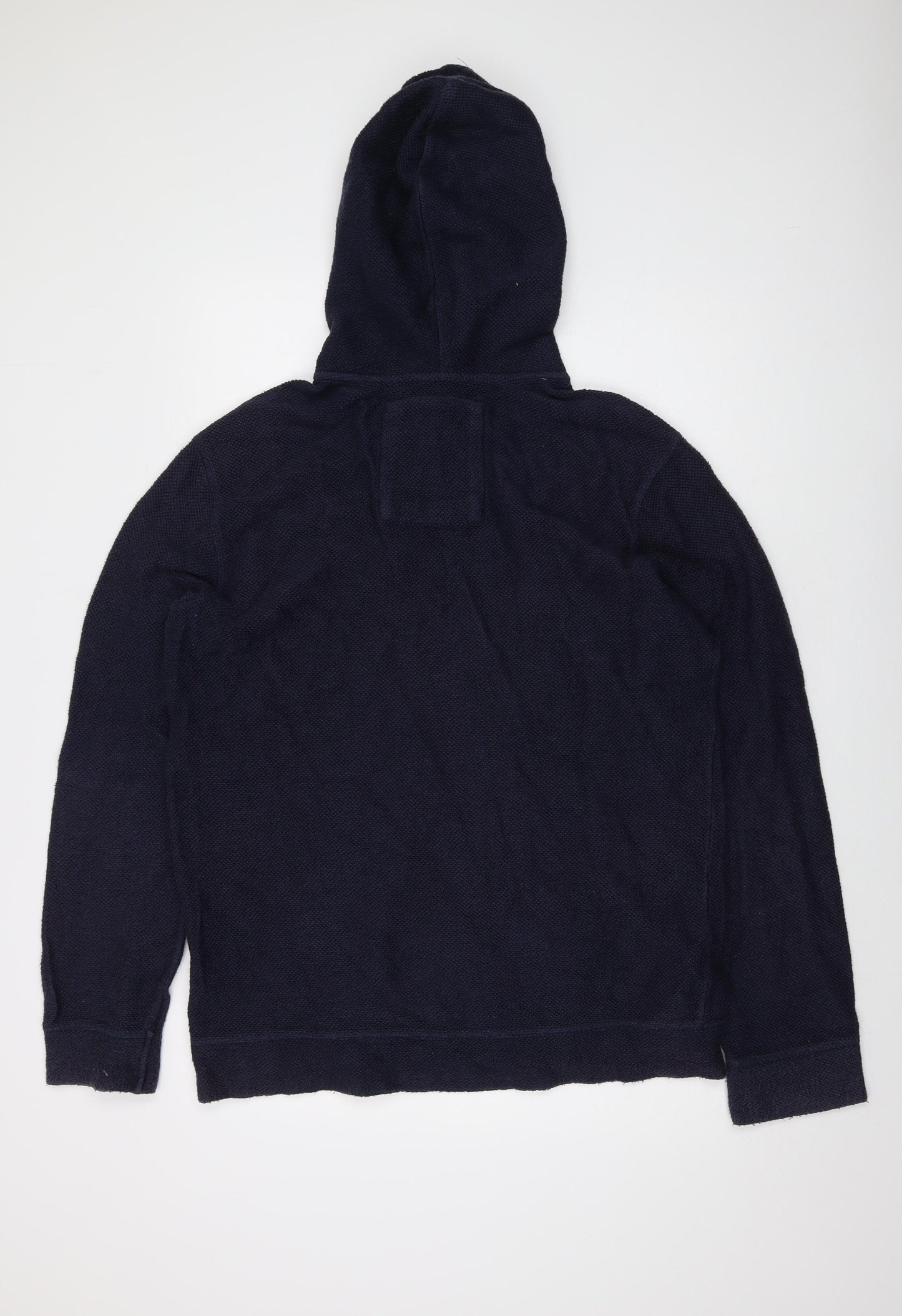 Fat Face Mens Blue Cotton Full Zip Hoodie Size M