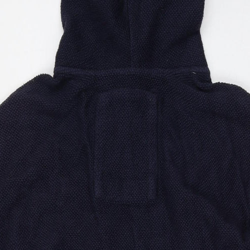 Fat Face Mens Blue Cotton Full Zip Hoodie Size M