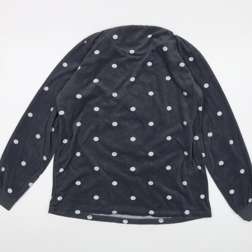 Disney Womens Grey Polka Dot Polyester Basic T-Shirt Size S Crew Neck - Minnie Mouse