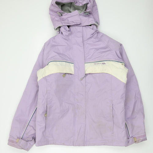 Trespass Womens Purple Jacket Size M Zip