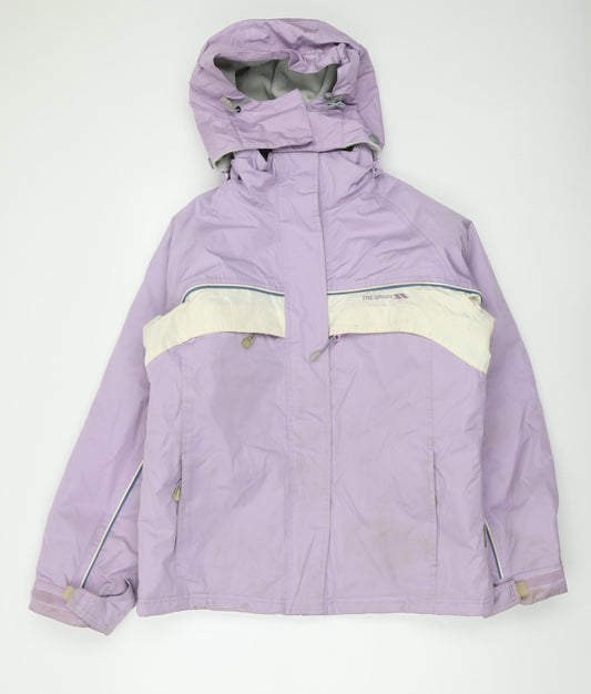 Trespass Womens Purple Jacket Size M Zip