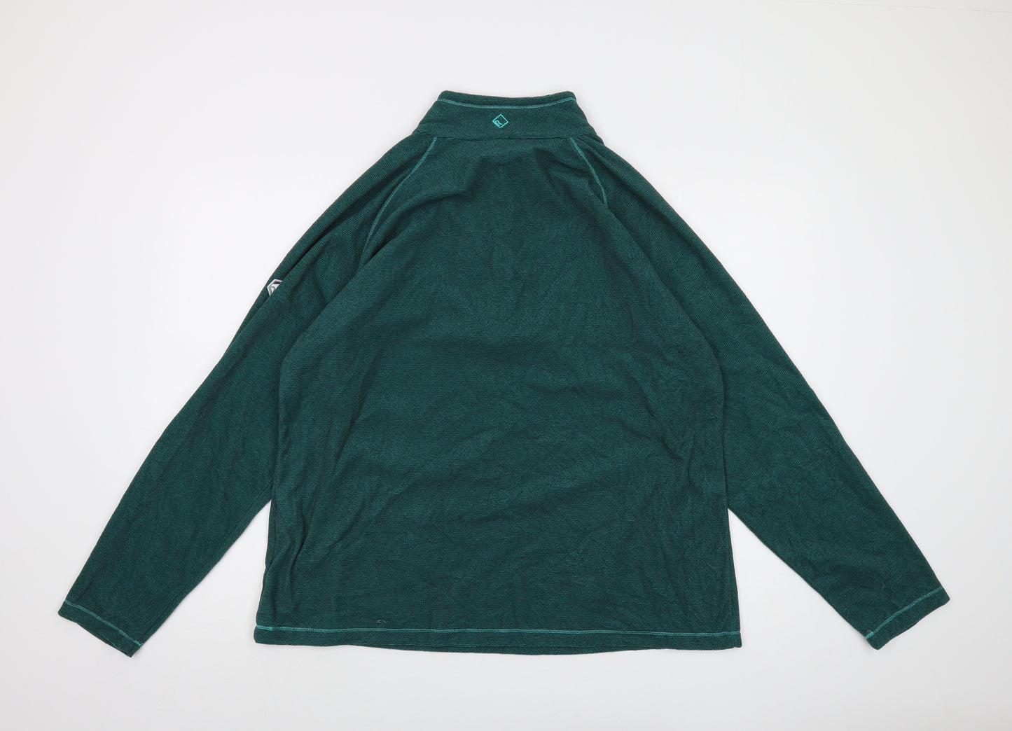 Regatta Womens Green Polyester Pullover Sweatshirt Size 20 Zip