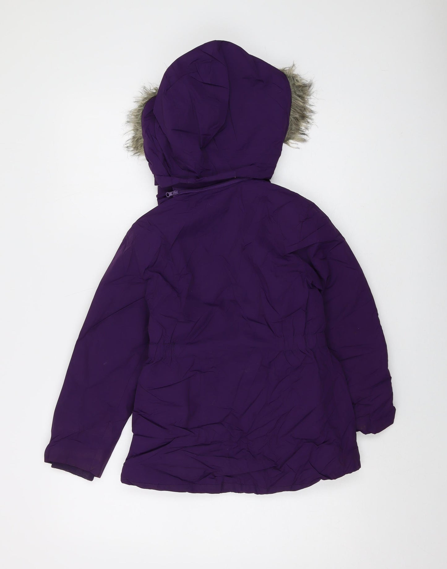 Mountain Warehouse Girls Purple Jacket Size 7-8 Years Zip