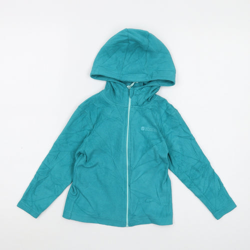 Mountain Warehouse Girls Green Jacket Size 3-4 Years Zip