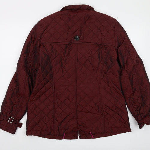 Vince Camuto Womens Red Jacket Size L Zip - Vintage