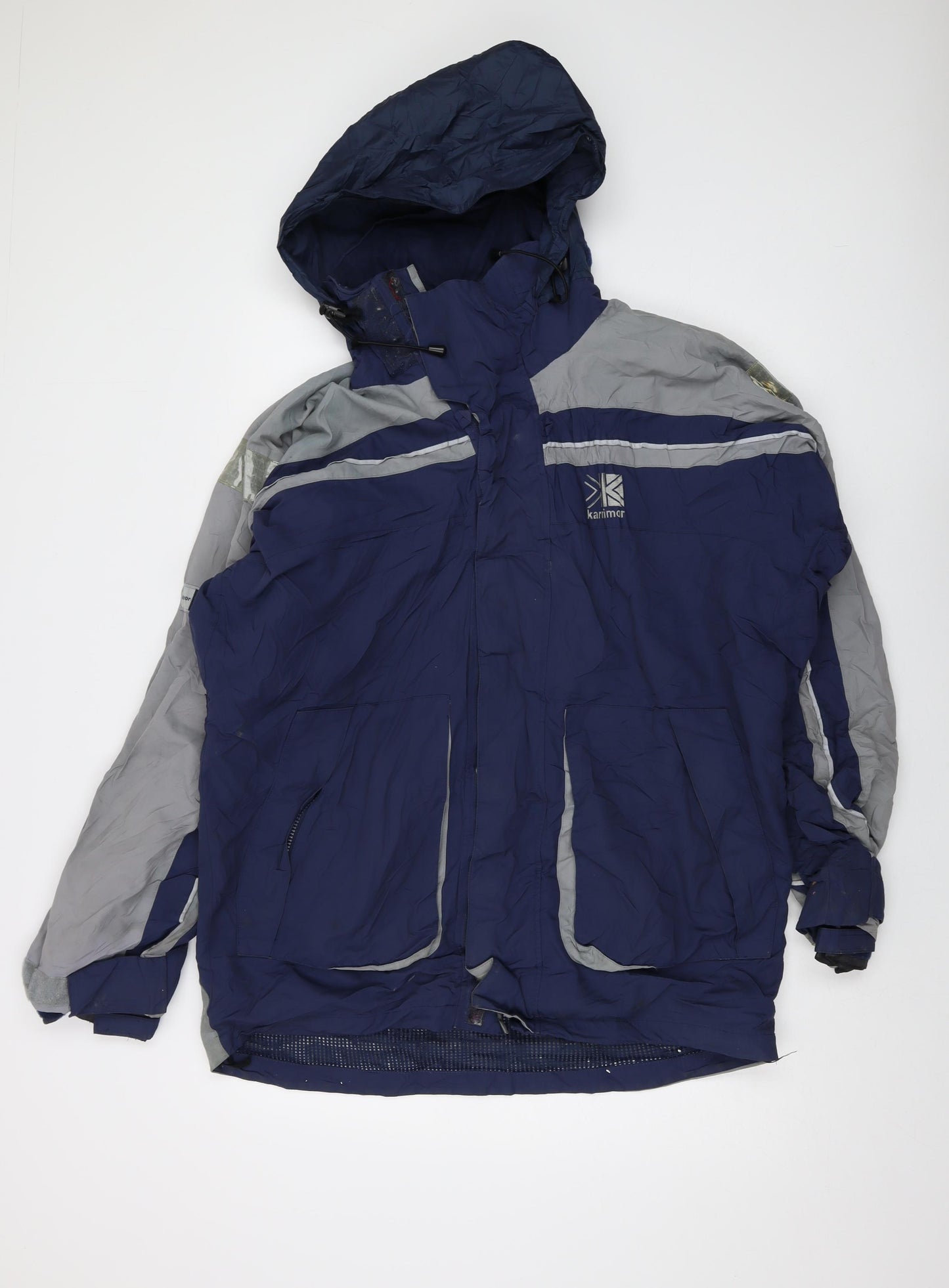 Karrimor Mens Blue Jacket Size L Zip