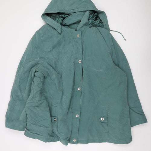 Classics Womens Green Jacket Size XL Zip