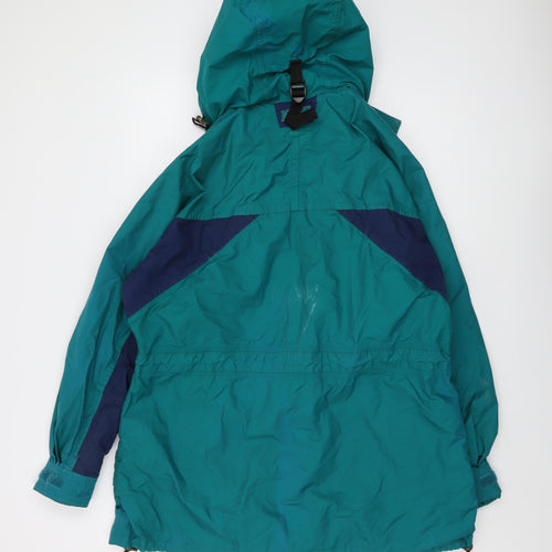 Scanda Womens Green Jacket Size 14 Zip