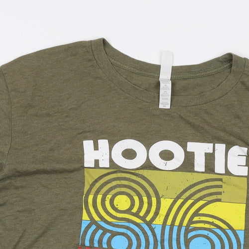 Hootie the blowfish Mens Green Cotton T-Shirt Size 2XL Crew Neck