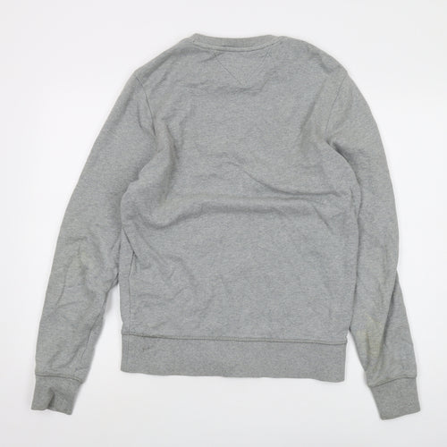 Tommy Hilfiger Mens Grey Cotton Pullover Sweatshirt Size S