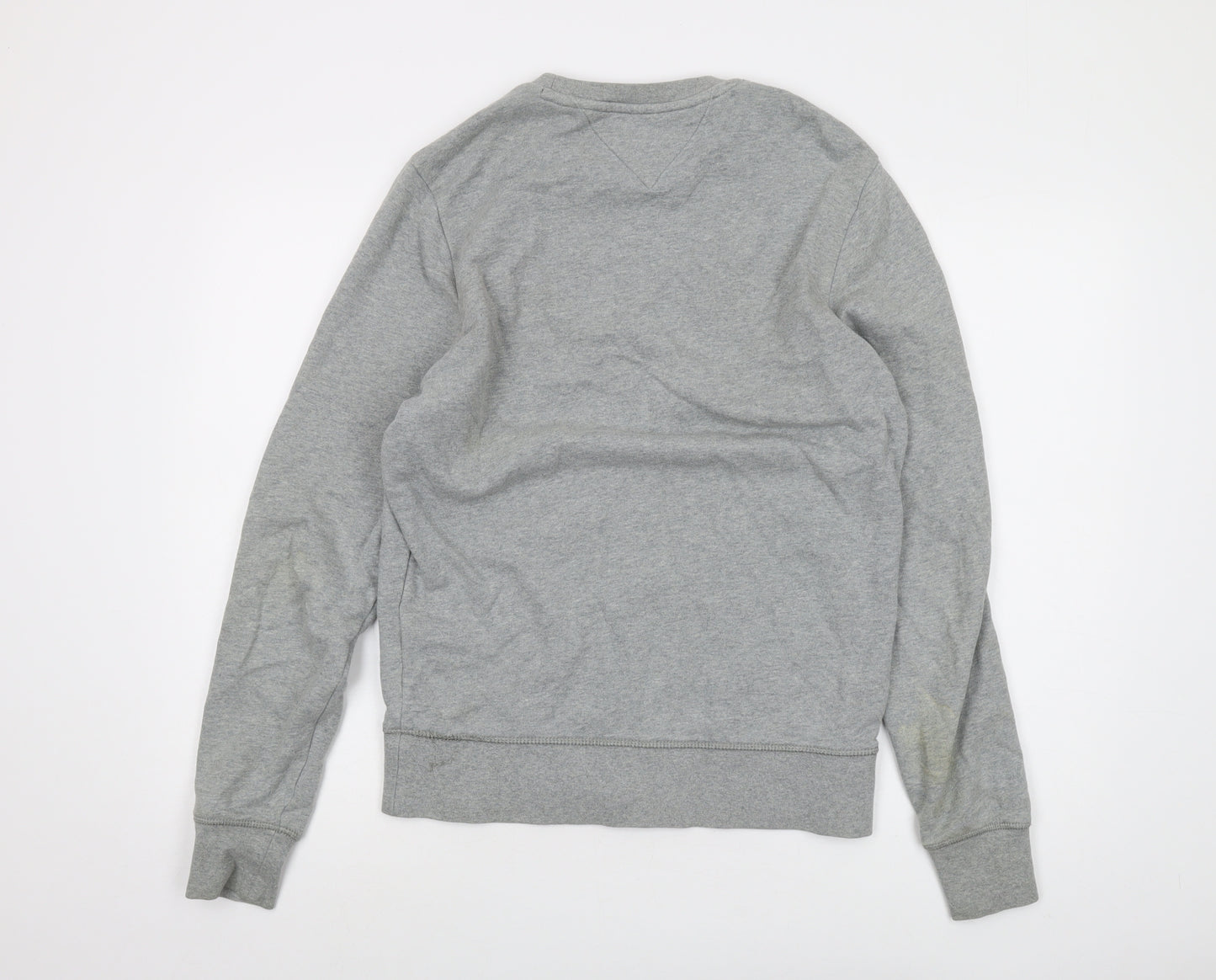 Tommy Hilfiger Mens Grey Cotton Pullover Sweatshirt Size S