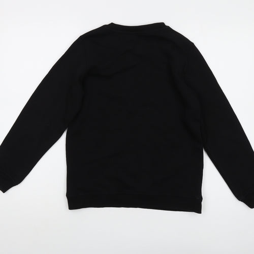 Harry Potter Girls Black Cotton Pullover Sweatshirt Size 11-12 Years Pullover