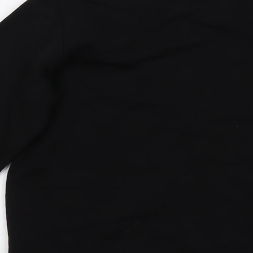 Harry Potter Girls Black Cotton Pullover Sweatshirt Size 11-12 Years Pullover