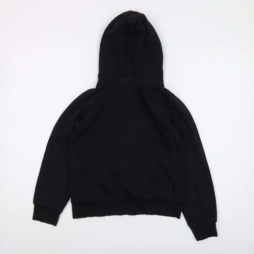 Harry Potter Girls Black Cotton Pullover Hoodie Size 10-11 Years Pullover