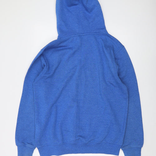 TOG24 Mens Blue Polyester Pullover Hoodie Size M