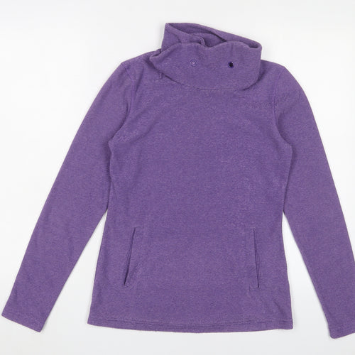 Mountain Warehouse Womens Purple Polyester Pullover Sweatshirt Size 6 Pullover