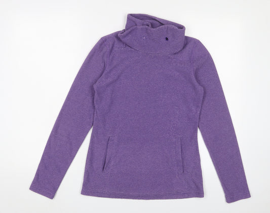 Mountain Warehouse Womens Purple Polyester Pullover Sweatshirt Size 6 Pullover