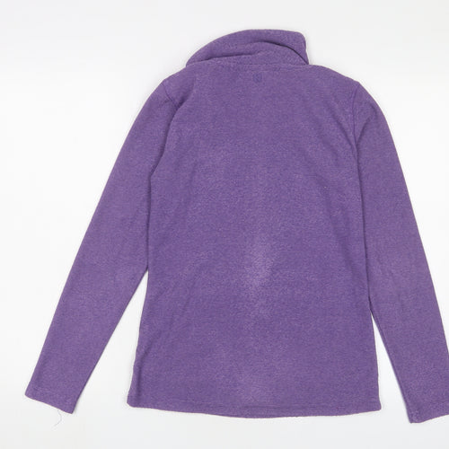 Mountain Warehouse Womens Purple Polyester Pullover Sweatshirt Size 6 Pullover