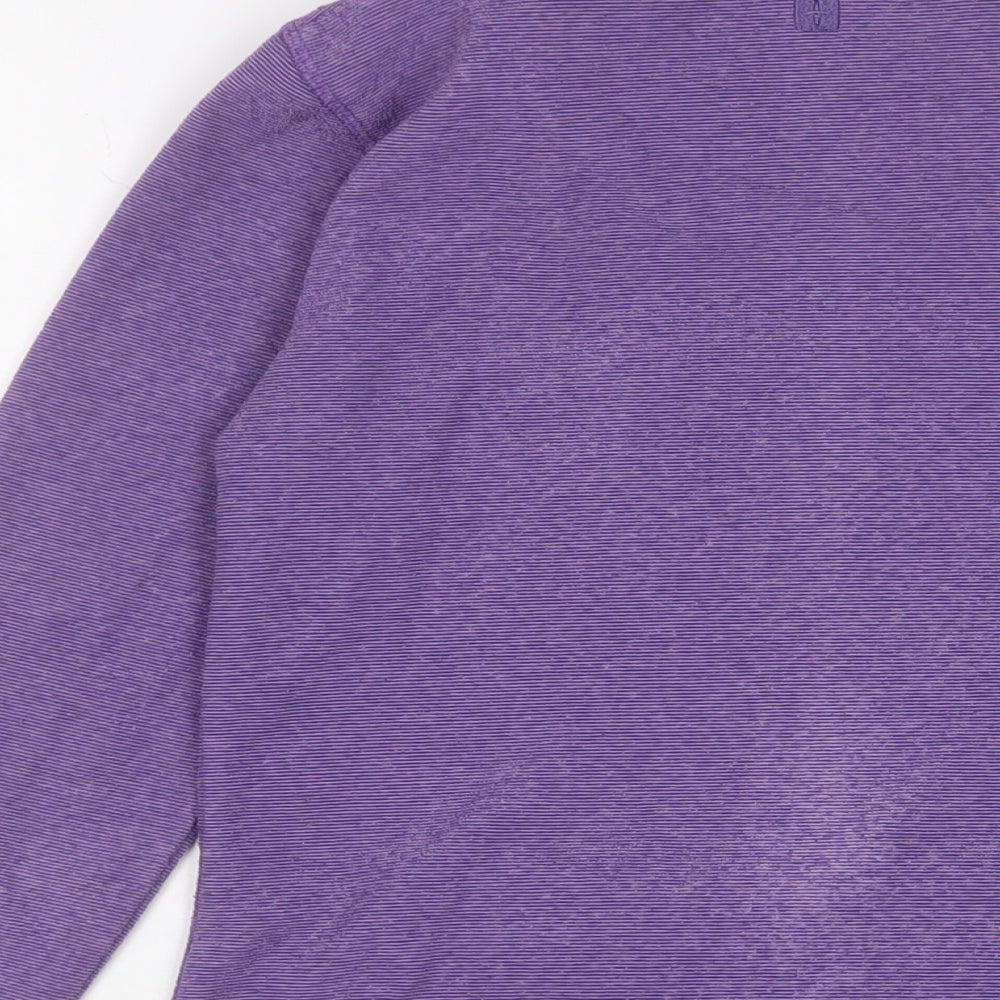 Mountain Warehouse Womens Purple Polyester Pullover Sweatshirt Size 6 Pullover