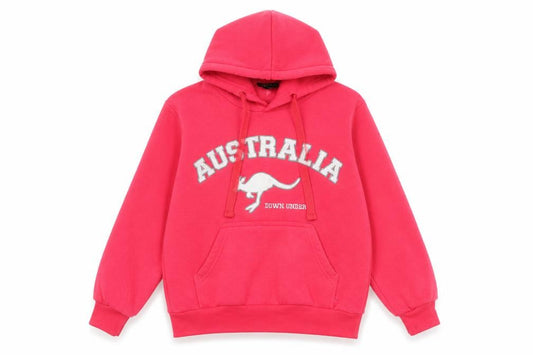 Hoxley Australia Girls Pink Polyester Pullover Hoodie Size 8 Years Pullover - Embroidered