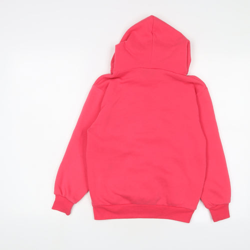 Hoxley Australia Girls Pink Polyester Pullover Hoodie Size 8 Years Pullover - Embroidered