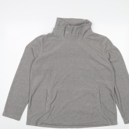 Mountain Warehouse Womens Grey Polyester Pullover Sweatshirt Size 20 Pullover