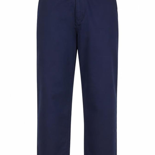 Dunlop Mens Blue Polyester Trousers Size 34 in L28 in Regular Zip - Short leg