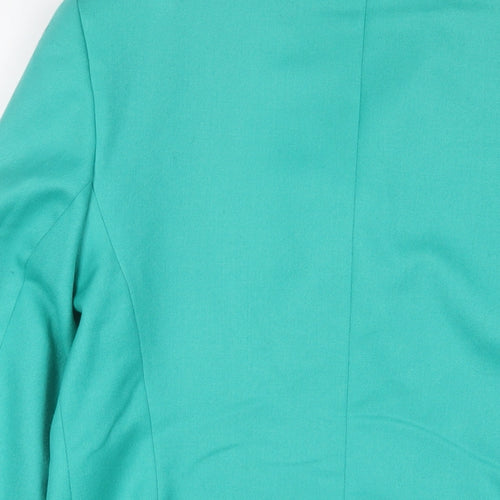 Lampert Womens Green Jacket Blazer Size 14 Button