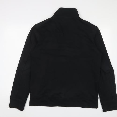 USP Alcatraz Mens Black Cotton Full Zip Sweatshirt Size M - Logo, Embroidered