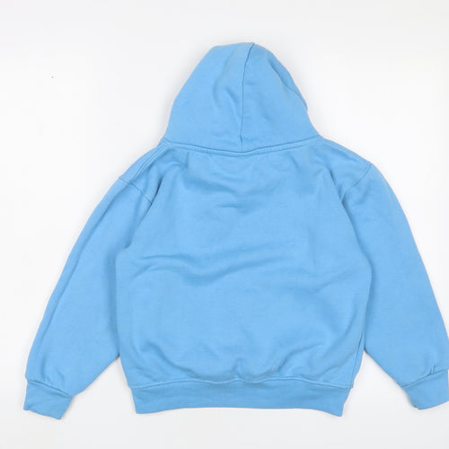 Conwyn Castle Boys Blue Cotton Pullover Hoodie Size 9-10 Years Pullover