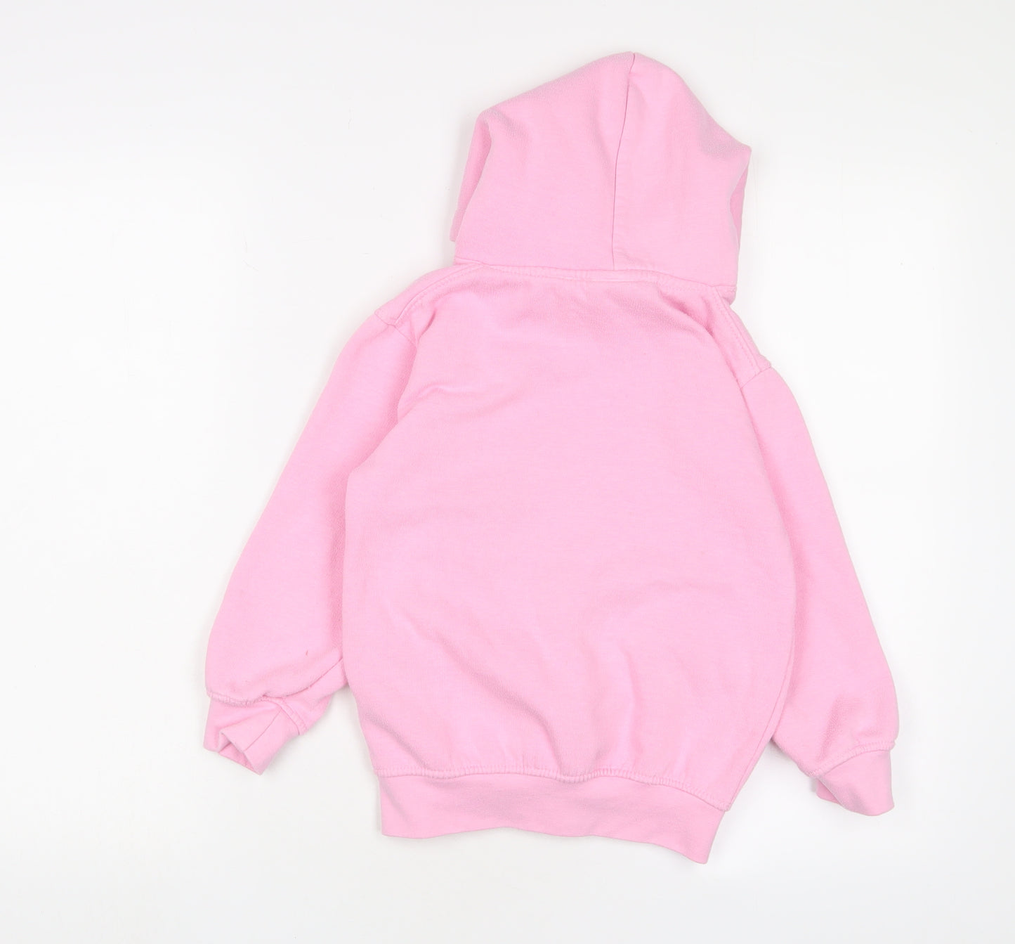 Conwyn Castle Girls Pink Cotton Pullover Hoodie Size 7-8 Years Pullover