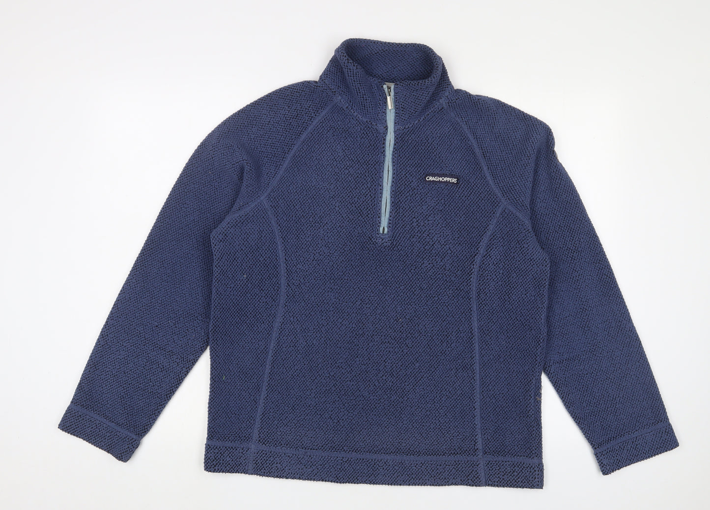 Craghoppers Mens Blue Polyester Pullover Sweatshirt Size M - Logo, Embroidered