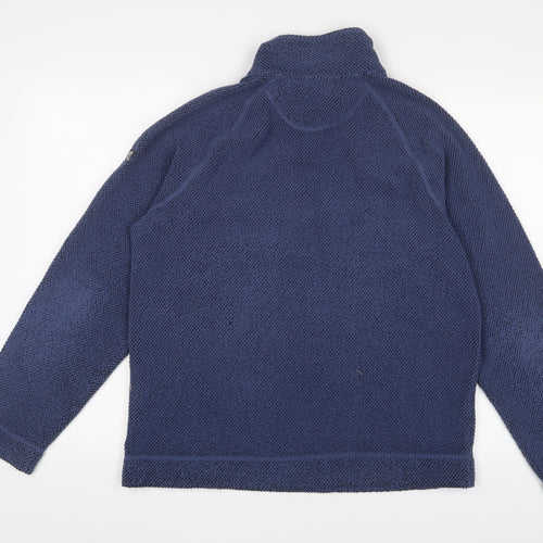 Craghoppers Mens Blue Polyester Pullover Sweatshirt Size M - Logo, Embroidered