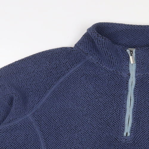 Craghoppers Mens Blue Polyester Pullover Sweatshirt Size M - Logo, Embroidered