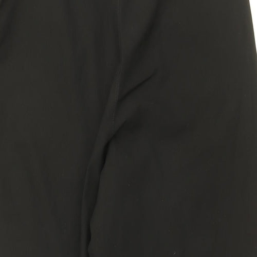 Rohan Womens Black Polyamide Rain Trousers Trousers Size 10 L27 in Regular Zip