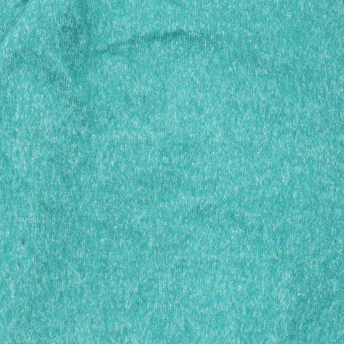 Y.A.S Womens Blue V-Neck Nylon Cardigan Jumper Size XL