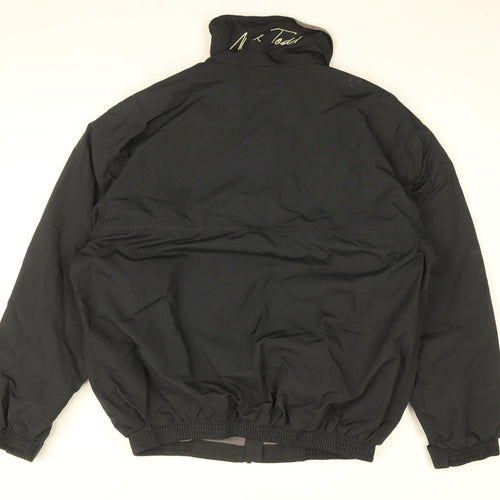 Mark Todd Mens Black Jacket Coat Size L Zip