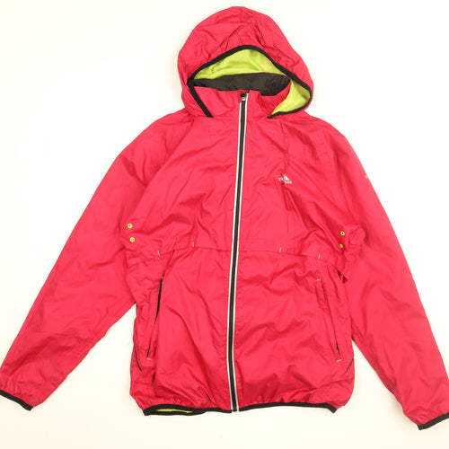 Trespass Womens Pink Rain Coat Coat Size XL Zip
