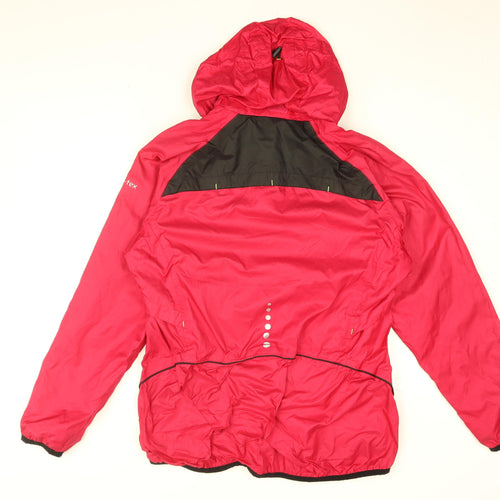 Trespass Womens Pink Rain Coat Coat Size XL Zip
